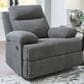 Ashley Side-Swipe Manual Rocker Recliner in Charcoal, , large
