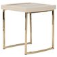 Vista Haus Lisbon End Table in Silken Matte Cream, , large