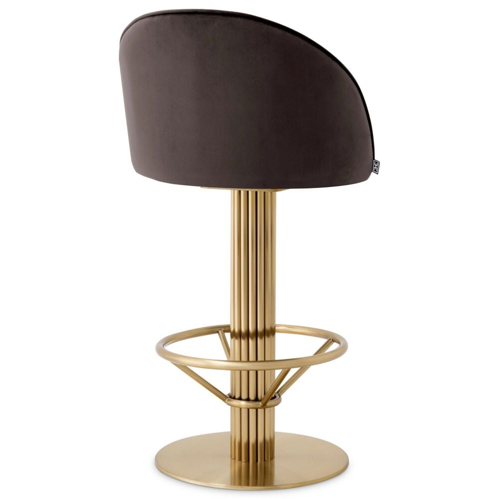 Eichholtz Dorland Counter Stool in Roche Dark Grey, , large