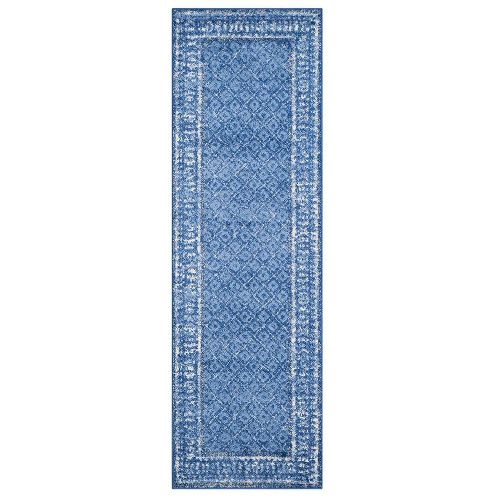 Safavieh Adirondack ADR110F-218 2&#39;6&quot; x 18&#39; Light Blue/Dark Blue Runner, , large