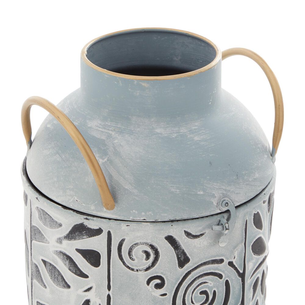 Maple and Jade Farmhouse Botanical Vase in Blue, Black and Brown &#40;Set of 3&#41;, , large