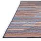 Dalyn Rug Company Sedona Striped 2"3" x 7"6" Denim Indoor/Outdoor Area Performance Rug, , large