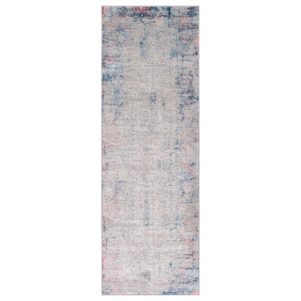 Surya Tibetan TBT-2321 2'7" x 7'7" Rust, Ivory, Green, Teal and Pink Runner, , large
