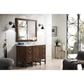 James Martin Vanities Addison 48" Single Bathroom Vanity in Mid Century Acacia with 3 cm Ethereal Noctis Quartz Top and Rectangular Sink, , large