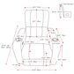 CorLiving Tucson Home Theater Power Recliner with Cup Holders in Brown, , large