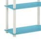 HOMLUX 5-Tier Display Rack in Light Blue and White, , large
