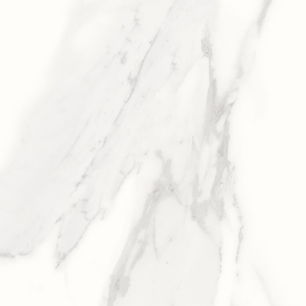 Herregan Marmara Blanco 24" x 24" Glossy Porcelain Tile, , large