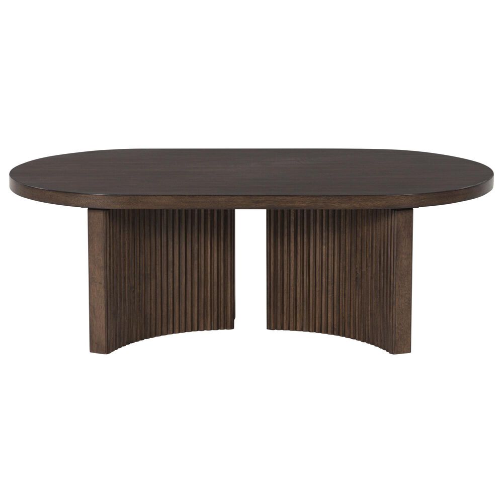 Ashley Korestone Coffee Table in Dark Brown, , large