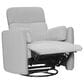 Simeon Collection Manual Swivel Glider Recliner in Angora Linen, , large