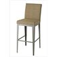 Amisco 30" Metal Bar Stool with Wheat Cushion, , large