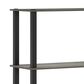 HOMLUX 5-Tier Display Rack in French Oak and Black, , large