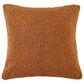 HiEnd Accents Teddy 26" Square Throw Pillow in Caramel, , large