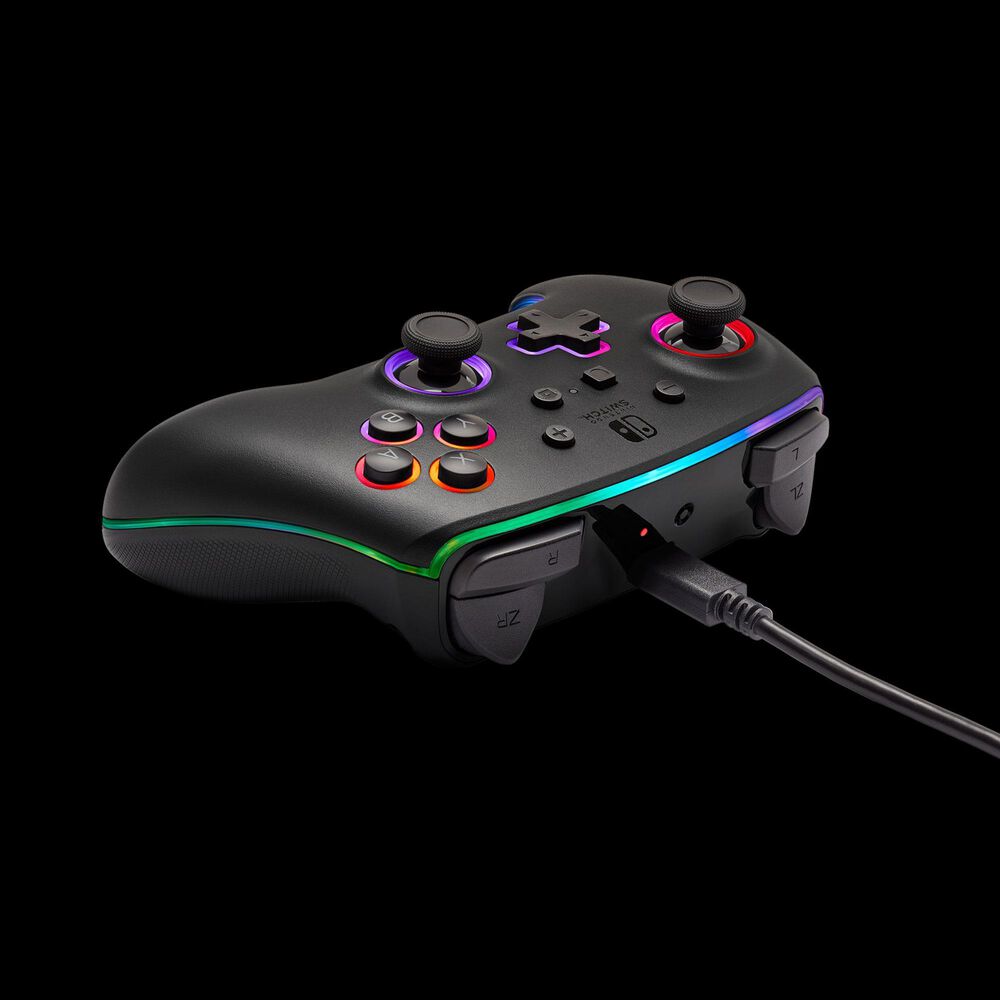 PowerA Enhanced Wireless Controller for Nintendo Switch with Lumectra in Black, , large