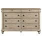 Belle Furnishings Rustic Traditions 8-Drawer Dresser in Saddle Tan, , large