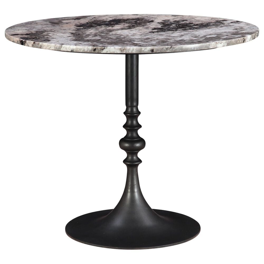 Home Trends &amp; Design Dauphine and Essex 3-Piece Round Dining Set in Black, , large