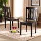 Baxton Studio Fenton Side Chair in Dark Brown (Set of 2), , large