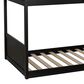 Linden Boulevard Dalton Low Profile Twin Bunk Bed in Black, , large