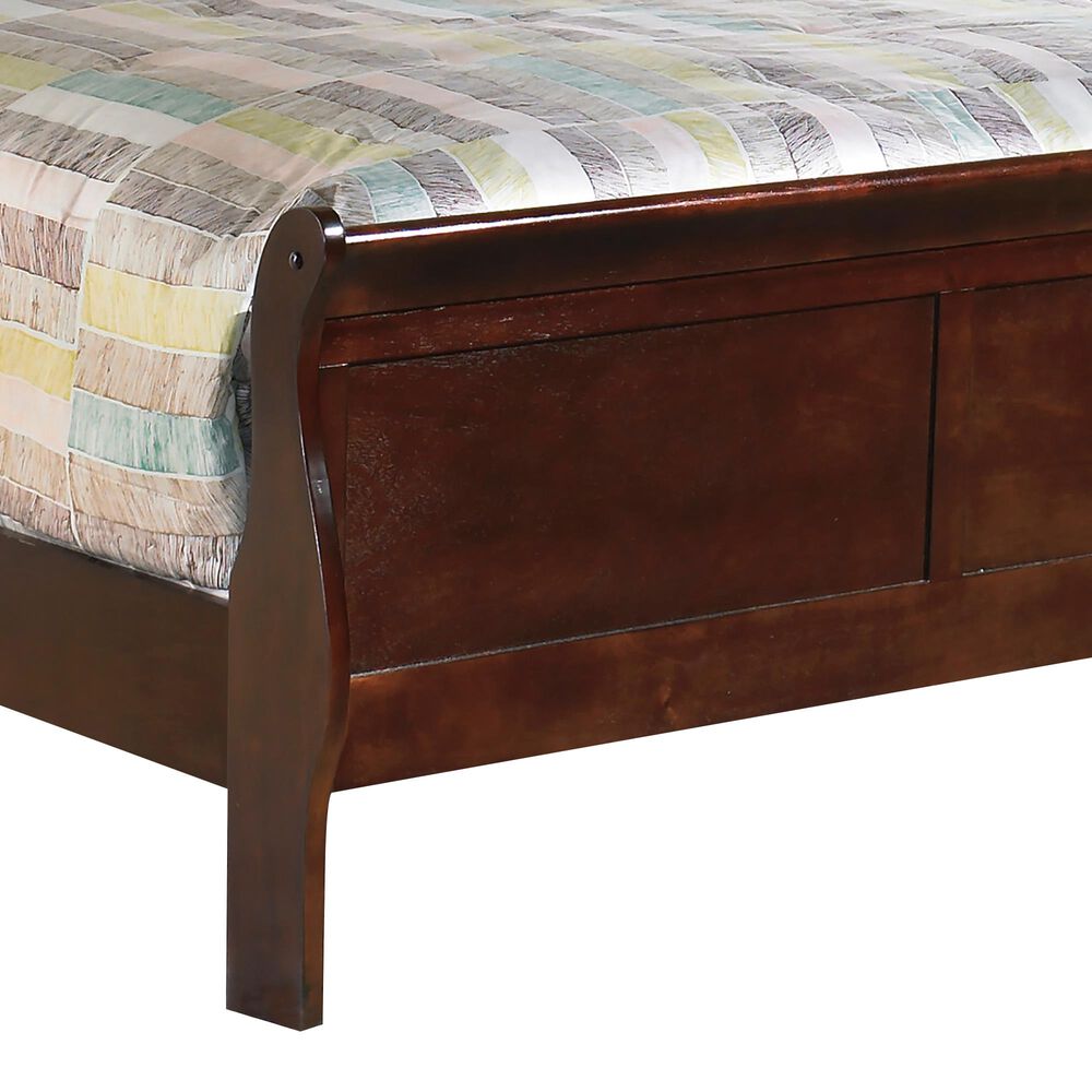 Signature Design By Ashley Alisdair Full Sleigh Bed In Dark Brown Nebraska Furniture Mart