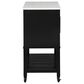 Linden Boulevard Poppy Kitchen Cart in Black, , large