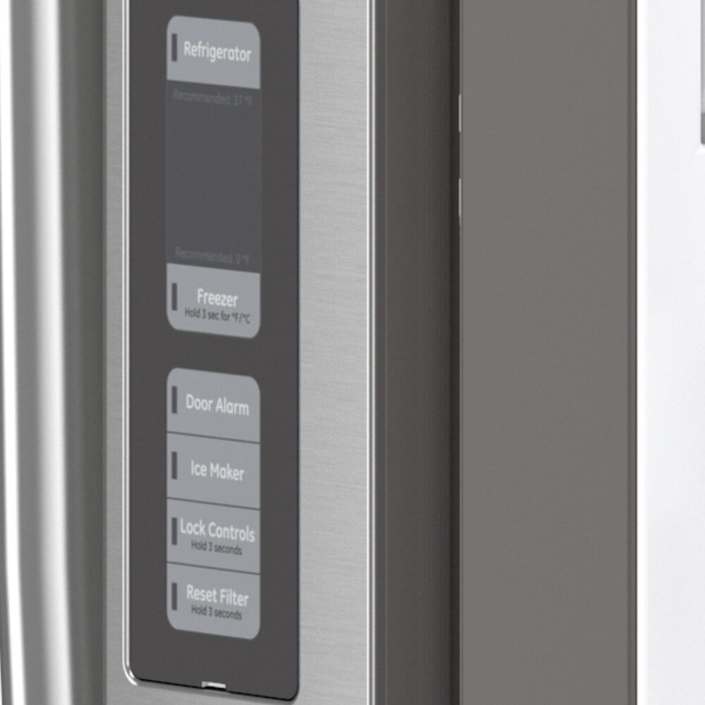 GE Appliances 23.1 Cu. Ft. Counter Depth French Door Refrigerator in Slate, , large