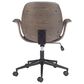 Zuo Modern Ali Office Chair in Black and Brown, , large