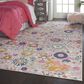 Nourison Passion PSN01 5"3" x 7"3" Fuchsia Area Rug, , large