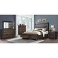 Sasha Lee Grand Teton 5 Piece Queen Bedroom Set in Warm Brown Oak, , large