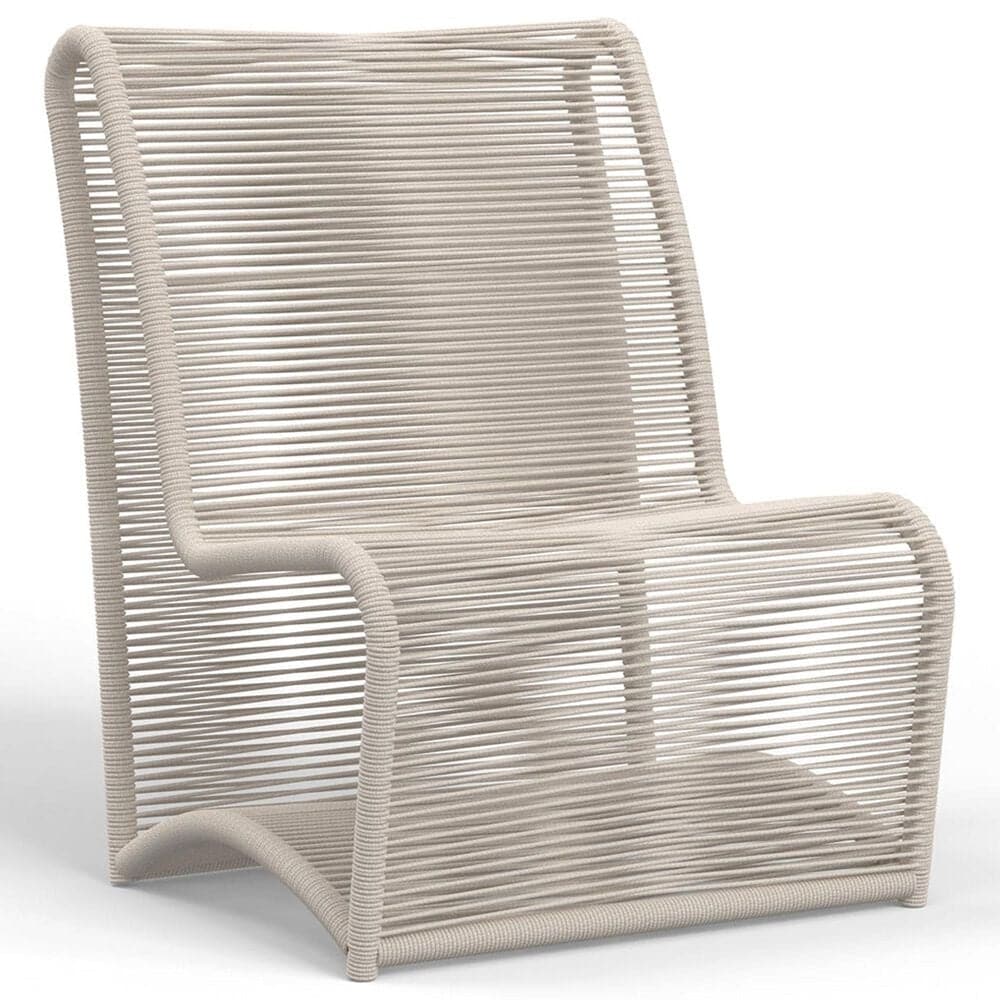 Sunset West Sand Patio Armless Chair in Sand, , large
