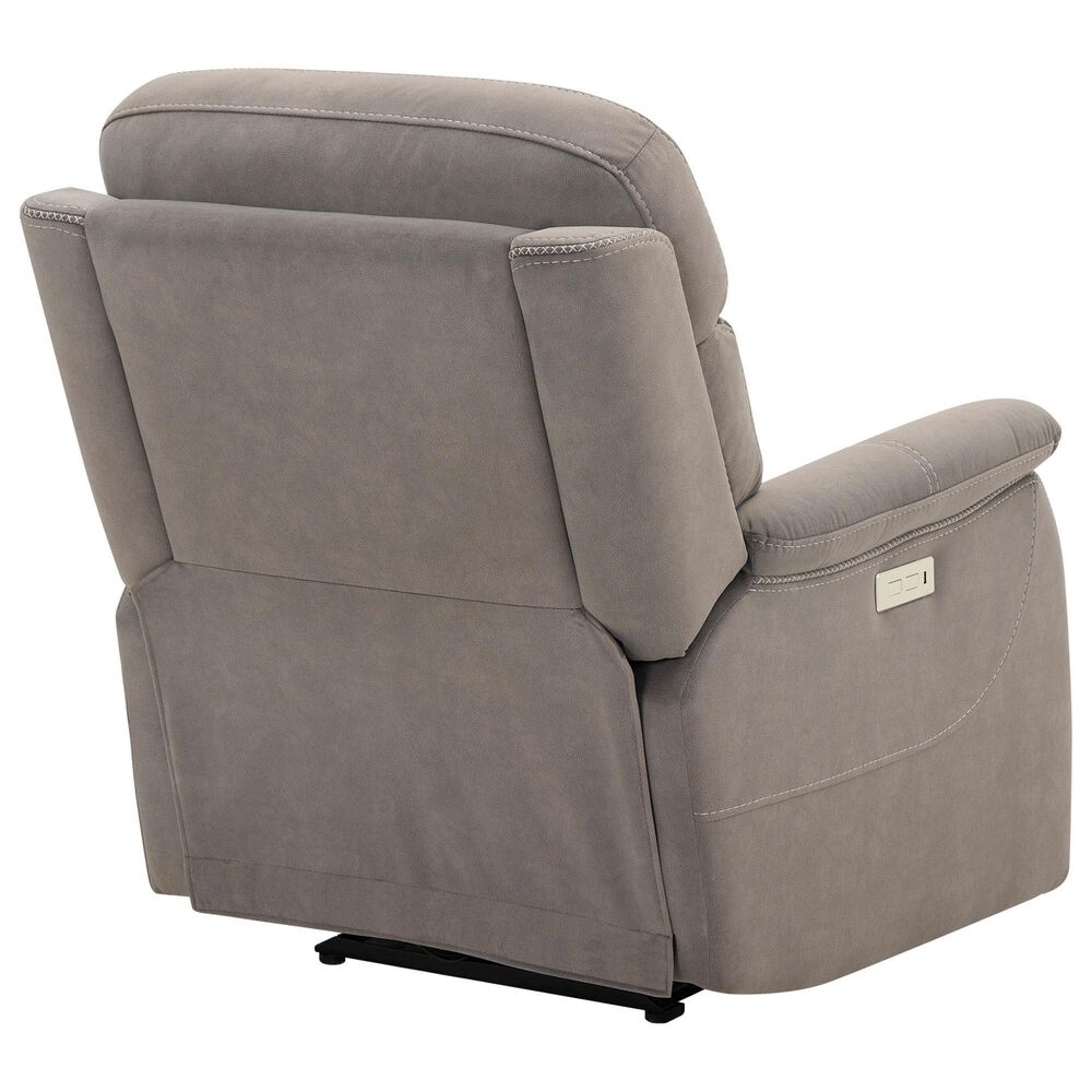 Steve Silver Surrey Power Recliner in Taupe, , large