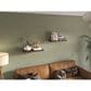 Hearth and Haven Ecco32" Floating Wall Shelf with Space-Saving Design in Walnut (Set of 2), , large