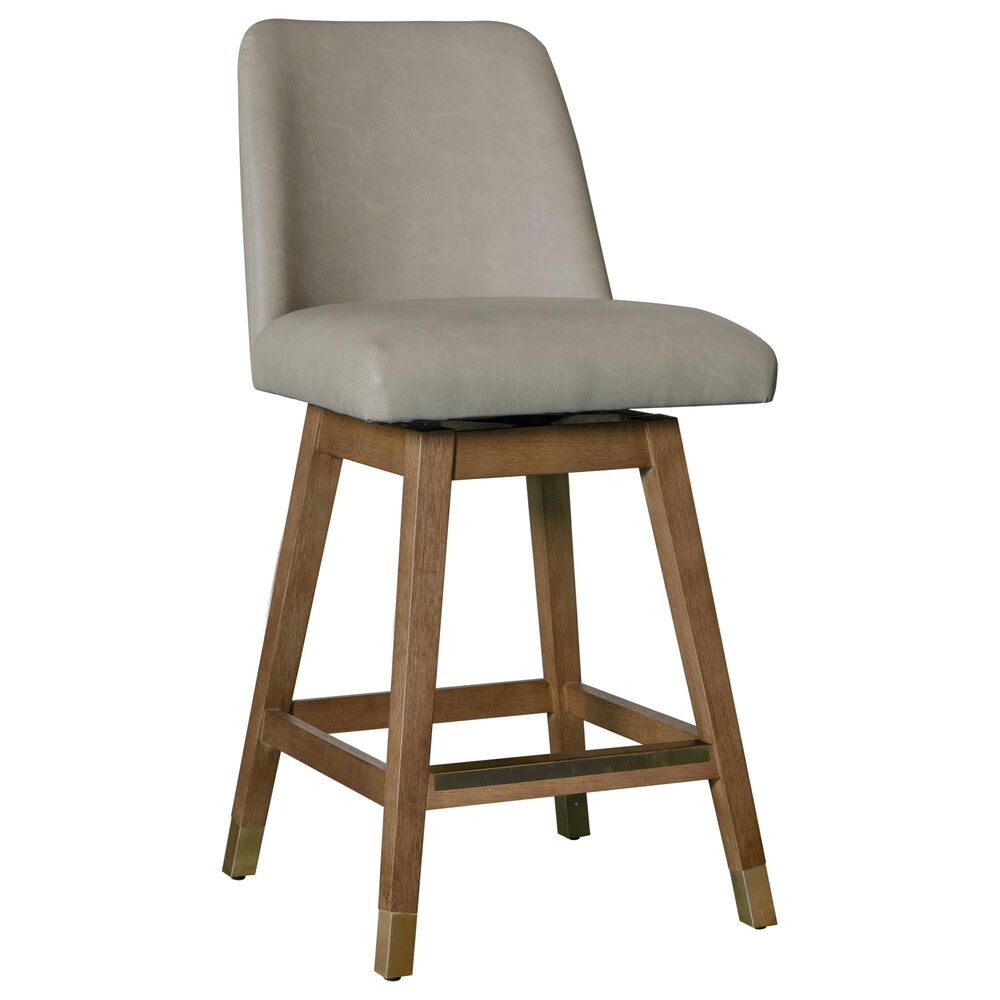 Armen Living Amelia 30" Swivel Bar Stool in Natural, , large