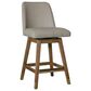 Armen Living Amelia 30" Swivel Bar Stool in Natural, , large