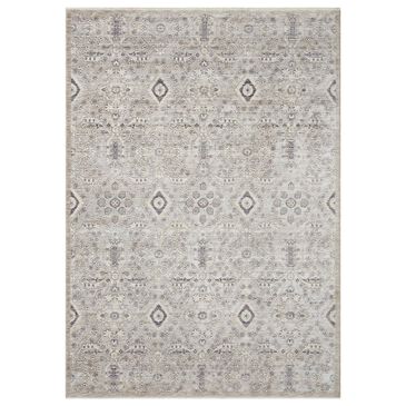 Amber Lewis x Loloi Zuma 2"3" x 3"10" Silver and Sky Area Rug, , large