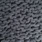 Demdaco Chunky Knit 65" x 70" Throw Blanket in Charcoal, , large