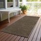 Dalyn Rug Company Soft Essentials Solid Chocolate 2"3" x 7"6" Runner, , large