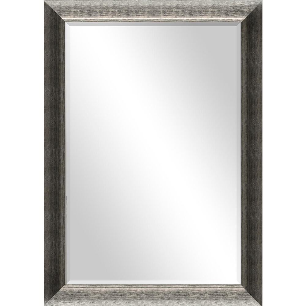 BP Industries Distressed Gray 24x36 Mirror, , large
