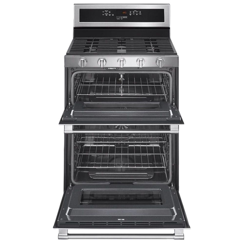 Maytag 6.0 Cu. Ft. 30-Inch Wide Double Oven Gas Range With True Convection in Stainless Steel, , large