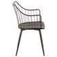 Lumisource Winston Arm Chair in Brown and Dark Walnut, , large