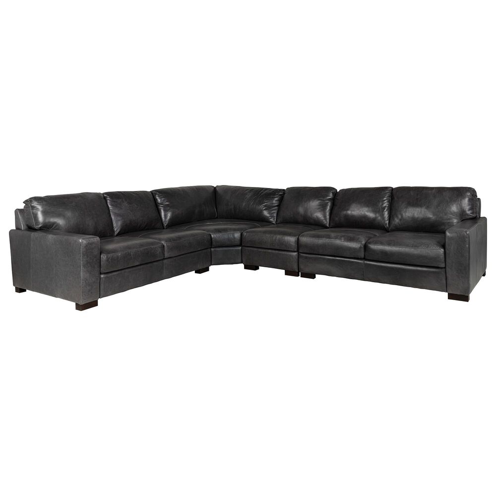 Softline 4-Piece Sectional in Splendor Dark Grey, , large