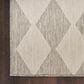 Nourison Positano Geometric Light Grey 5" x 7" Indoor/Outdoor Area Rug, , large