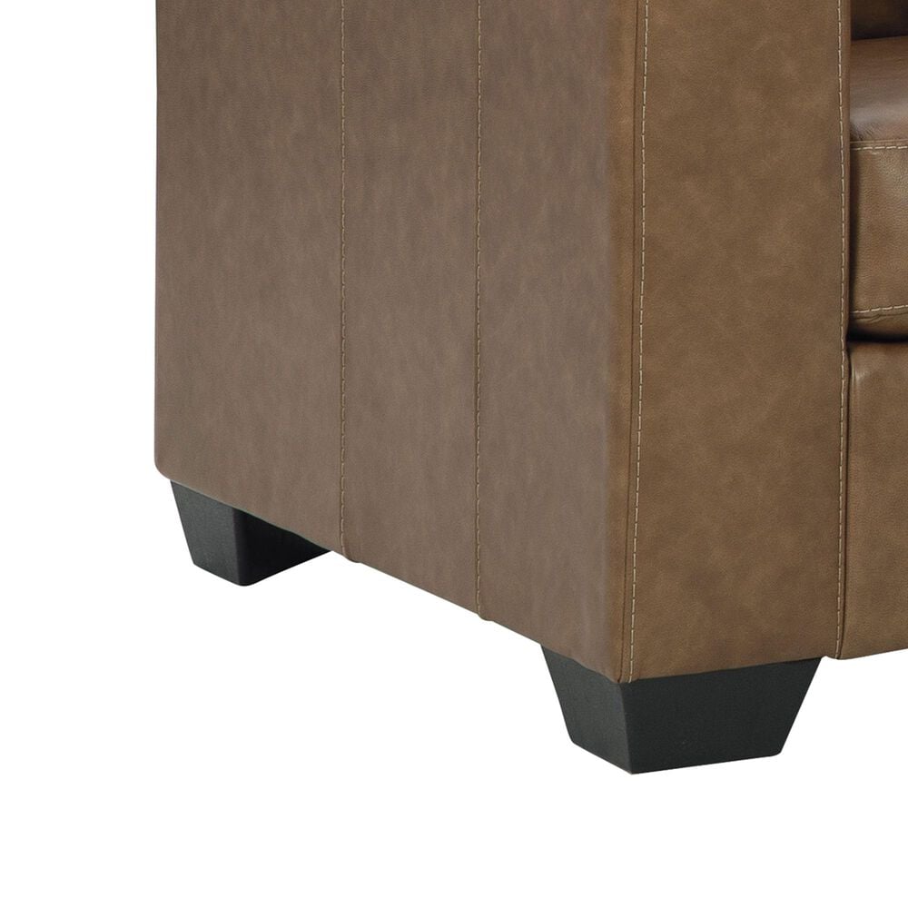 Ashley Bolsena Stationary Queen Sofa Sleeper in Caramel, , large