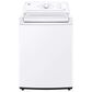 LG 4.1 Cu. Ft. Top Load Washer and 7.3 Cu. Ft. Electric Dryer Laundry Pair in White, , large