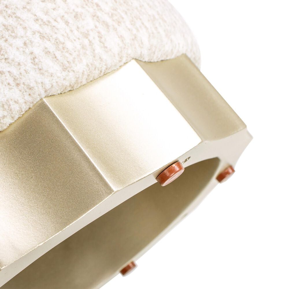 Jennifer Taylor Home Hampton Pouf in Speckled Egg Beige, , large