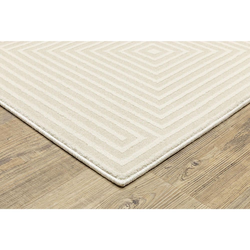 Oriental Weavers Raylan RAY04 7&#39;10&quot; x 10&#39;10&quot; Ivory Area Rug, , large