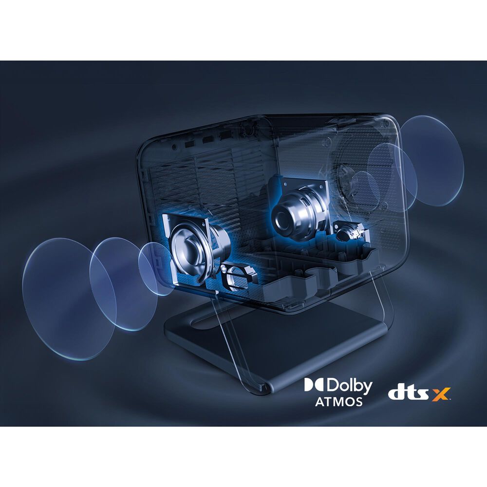 Hisense Triple Laser 4K Smart Mini Projector in Gray, , large