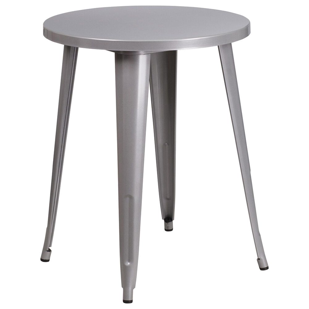 Flash Furniture 24" Round Table in Gray, , large