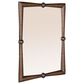 Creative Coop Mango Wood Wall Mirror in Walnut, , large