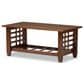 Baxton Studio Larissa Coffee Table in Cherry Brown, , large