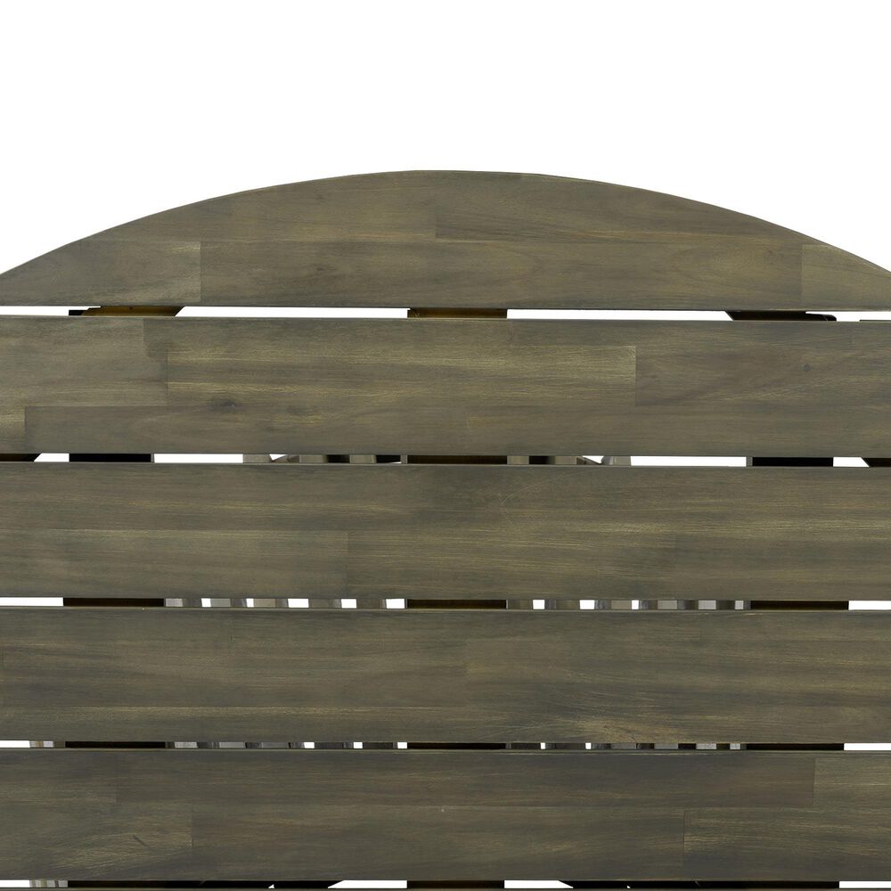 Hearth and Haven Outdoor Round Dining Table in Grey - Table Only, , large