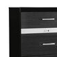 Signature Design by Ashley Starberry 5 Drawer Standard Chest in Black, , large